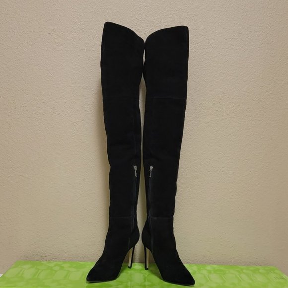 Sam Edelman Bernadette Pointed-Toe Over-the-Knee Boot - Picture 2 of 14